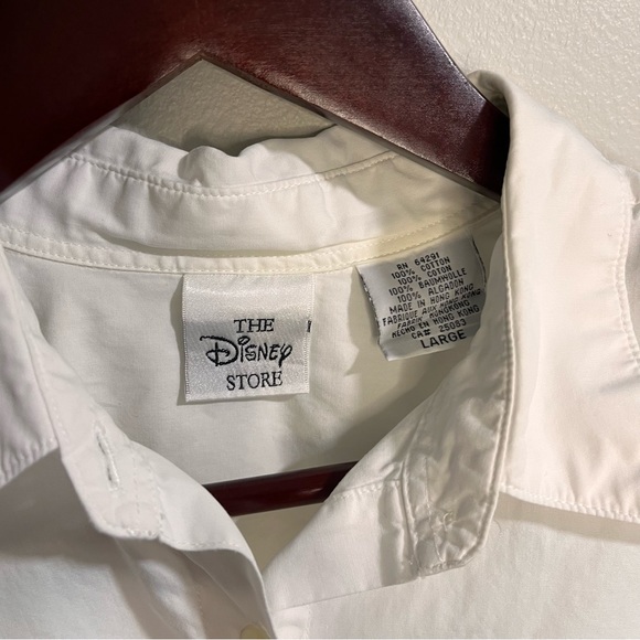 Vintage Disney Pooh Tiger embroidered size Large button down - Picture 4 of 5